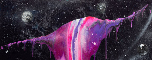 Melting Galaxy von Anna Frieda Kuzaj, Malerei kaufen auf Singulart