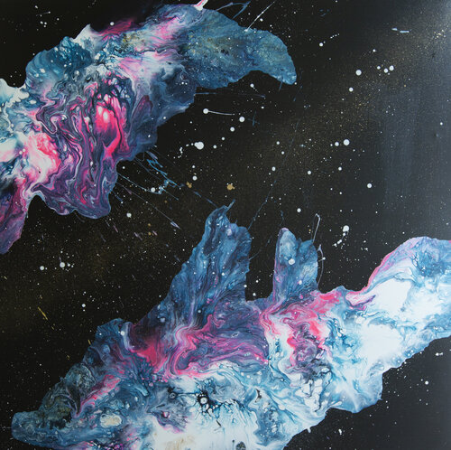 Space Date by Anna Frieda Kuzaj, Painting for Sale on Singulart