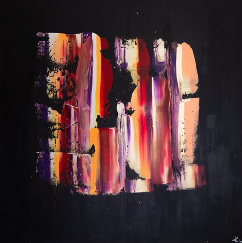 Golden Kiss von Anna Frieda Kuzaj, Malerei kaufen auf Singulart