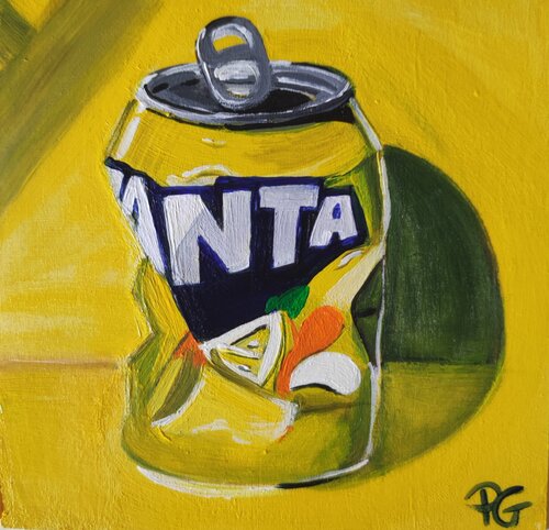 Fanta citron von Perrine Gimenez, Malerei kaufen auf Singulart