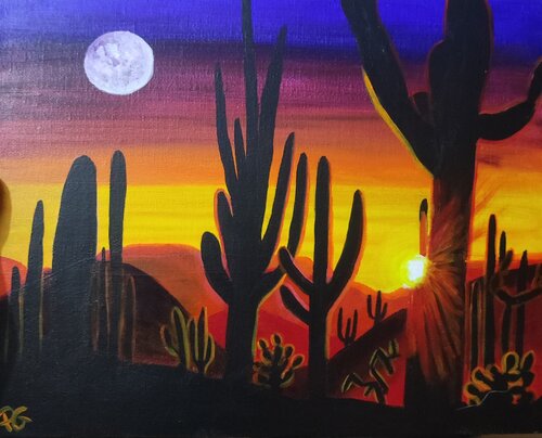 New Mexico von Perrine Gimenez, Malerei kaufen auf Singulart