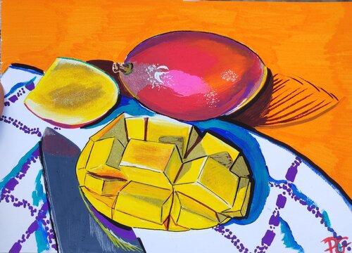 Mango 🥭 von Perrine Gimenez, Malerei kaufen auf Singulart