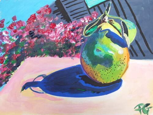 Pear by Perrine Gimenez, Painting for Sale on Singulart