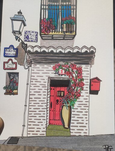 El Carmen de las flores by Perrine Gimenez, Painting for Sale on Singulart