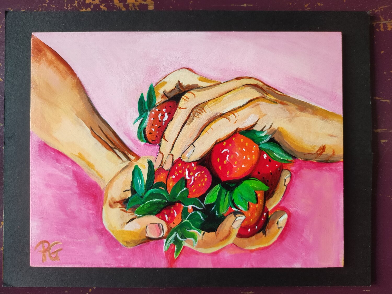 Une poignée de fraises Perrine Gimenez