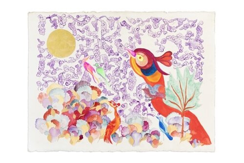 Striving towards the Sun de Javeria Khan, Pintura a la venta en Singulart