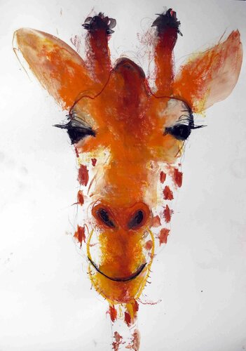 Giraffe 1 by John Graham, Work on Paper for Sale on Singulart