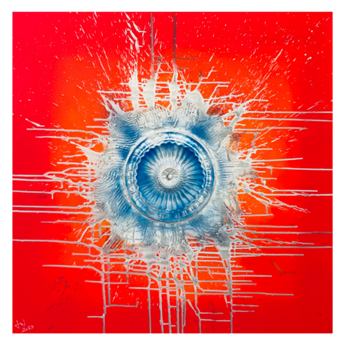 IA SOBRE LIENZO par JO WU, Peinture en vente sur Singulart