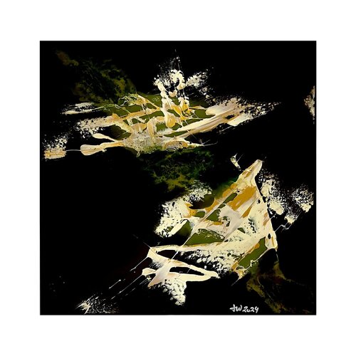 EN EL BAILE DE LAS RAÍCES van JO WU, Schilderij te koop op Singulart