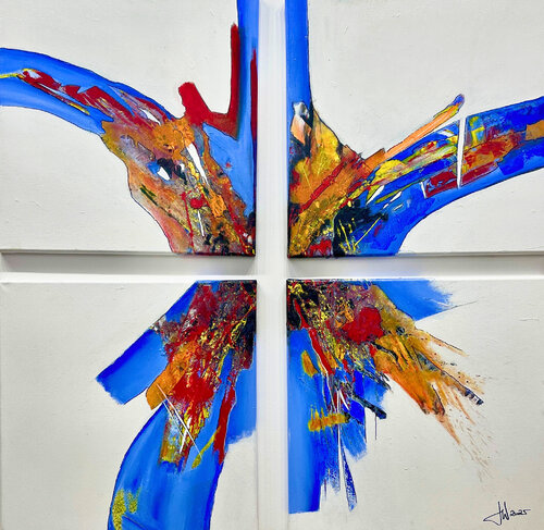 VÍA CRUCIS van JO WU, Schilderij te koop op Singulart