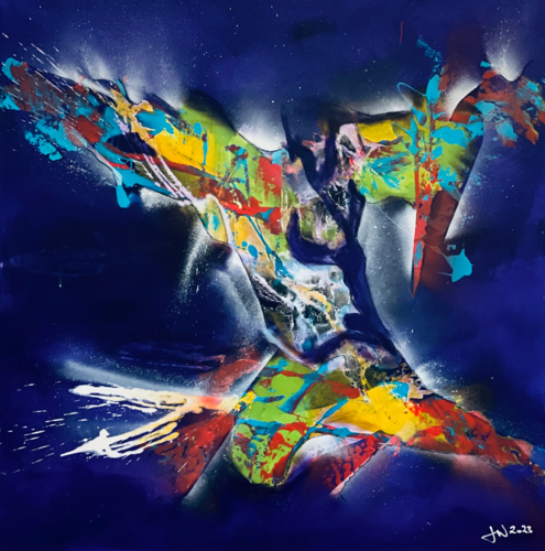 EL HOMBRE SIN CABEZA by JO WU, Painting for Sale on Singulart