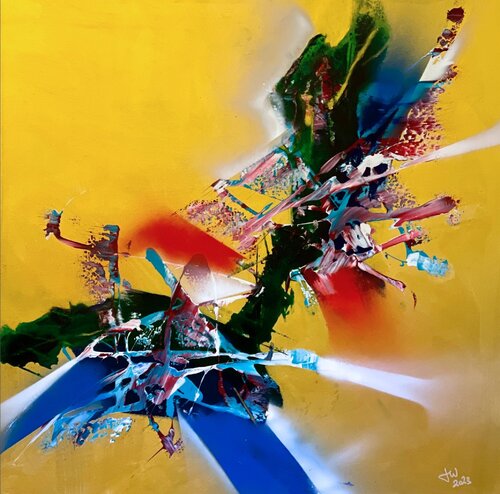 VIAJE A TOKIO van JO WU, Schilderij te koop op Singulart