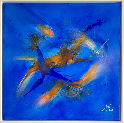 Capítulo I – La chispa en el océano van JO WU, Schilderij te koop op Singulart