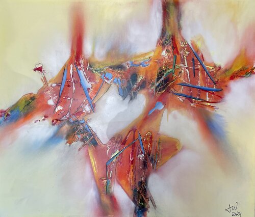 EL PLANETA SOBRECALENTADO van JO WU, Schilderij te koop op Singulart