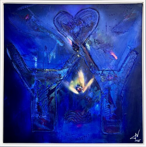 NUESTRO AMOR Y NUESTRA LIBERTAD van JO WU, Schilderij te koop op Singulart