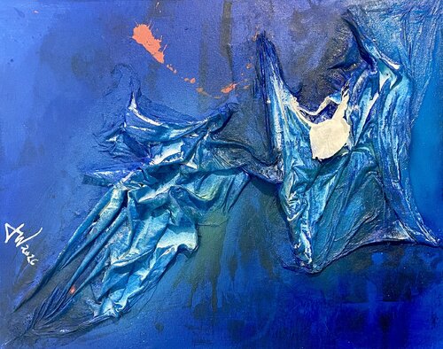 Donde el azul ya no protege van JO WU, Schilderij te koop op Singulart