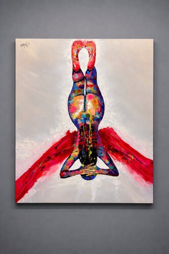 Las alas de la libertad van JO WU, Schilderij te koop op Singulart