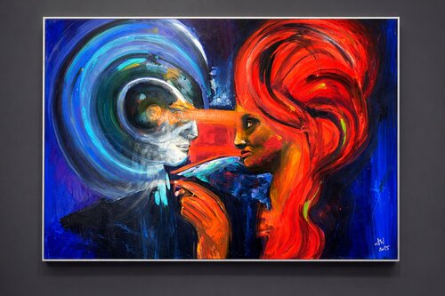 El septimo portal van JO WU, Schilderij te koop op Singulart