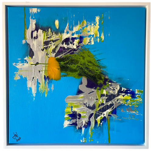The green island by JO WU, Painting for Sale on Singulart