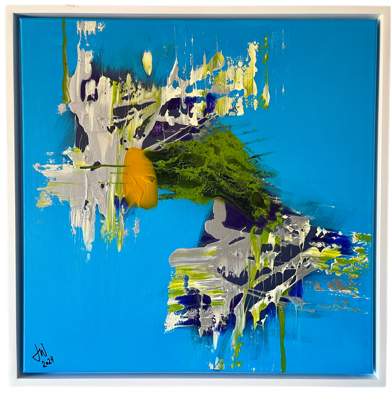 The green island JO WU Original painting for sale