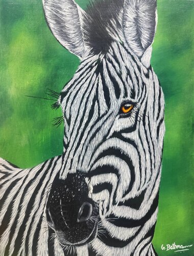 Stripes di Artist Bathmawathy, Pittura in vendita su Singulart