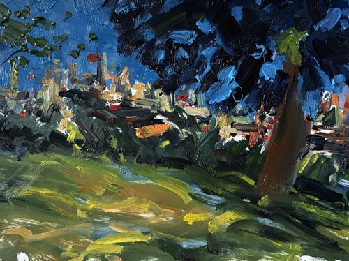 We Went Right On With The Show by Gillian Wainwright, Painting for Sale on Singulart