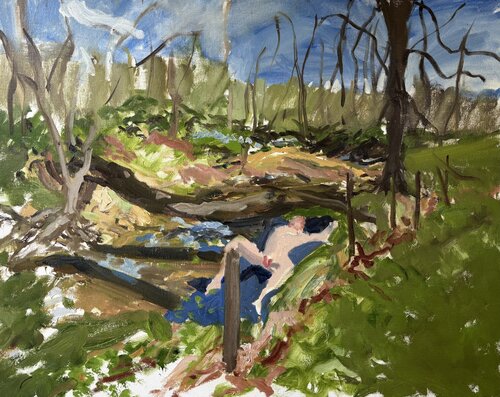 Meet Me In The Woods by Gillian Wainwright, 絵画 for Sale on Singulart