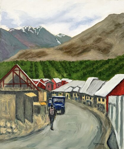 Drass di Uma Krishnamoorthy, Pittura in vendita su Singulart