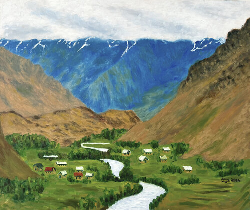 On the road to Ladakh Uma Krishnamoorthy