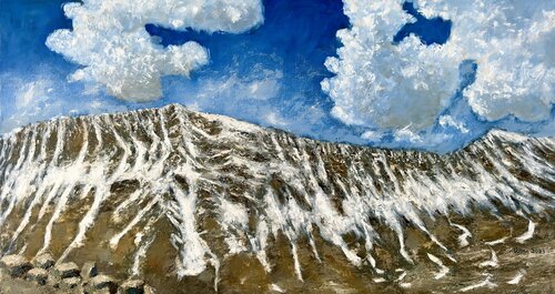 Khardung La Pass by Uma Krishnamoorthy, Painting for Sale on Singulart