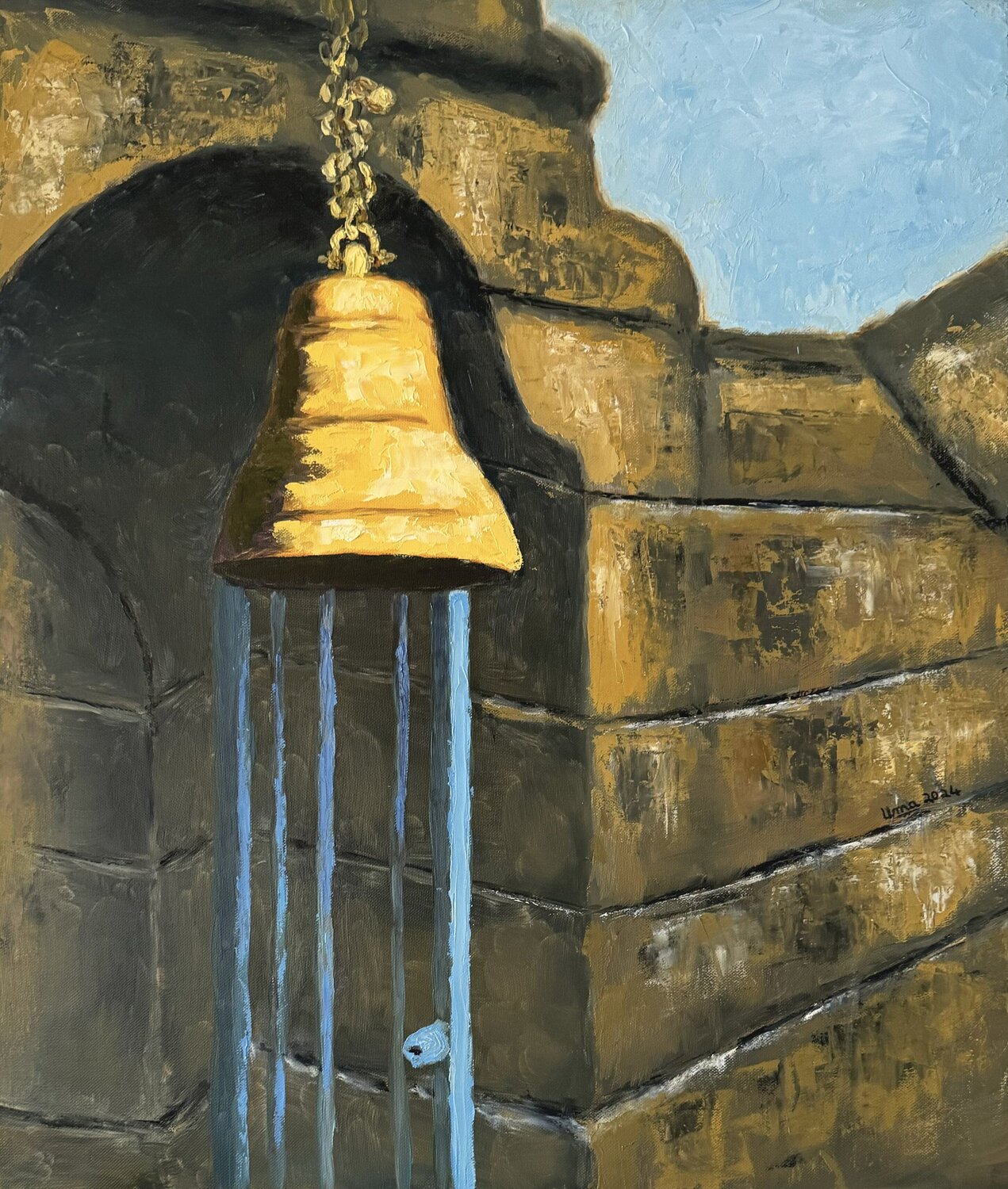 The temple bell Uma Krishnamoorthy