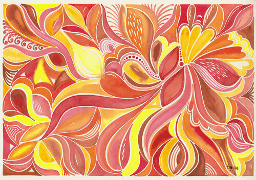 Joie de vivre di Florie Bonnet, Opera su carta in vendita su Singulart