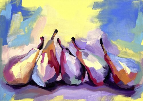 Fünf Freunde van Claudia Ditters, Schilderij te koop op Singulart