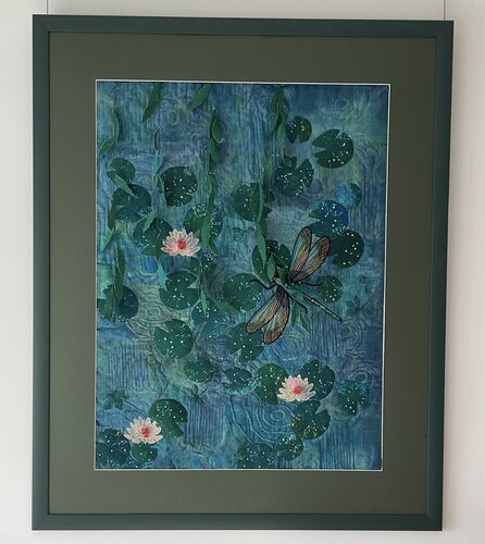 Der Teich von Juliette Eckel, Textil kaufen auf Singulart