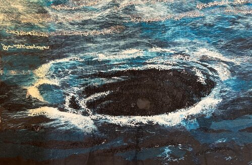 Gefährliche Strömungen von Juliette Eckel, Textil kaufen auf Singulart