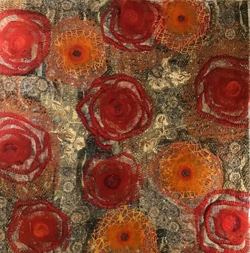 A ROSE IS A ROSE de Juliette Eckel, Téxtil a la venta en Singulart