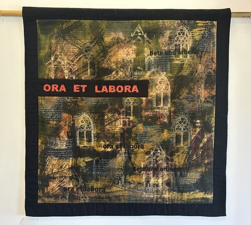 ORA ET LABORA von Juliette Eckel, Textil kaufen auf Singulart