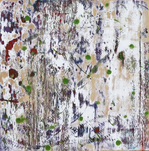 Homage to Rauschenburg de Bart Dluhy, Pintura a la venta en Singulart
