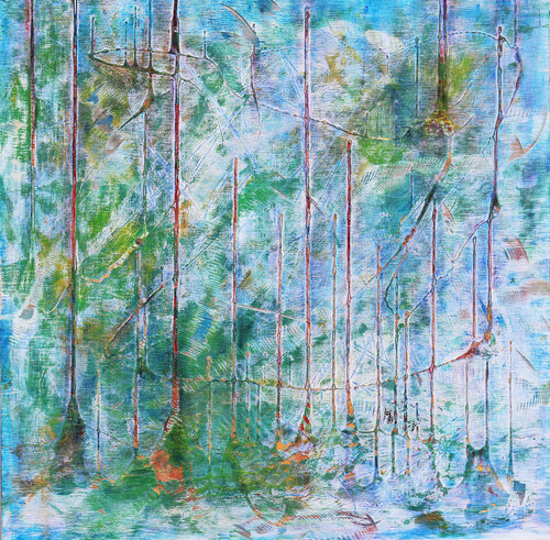 Waiting de Bart Dluhy, Pintura a la venta en Singulart