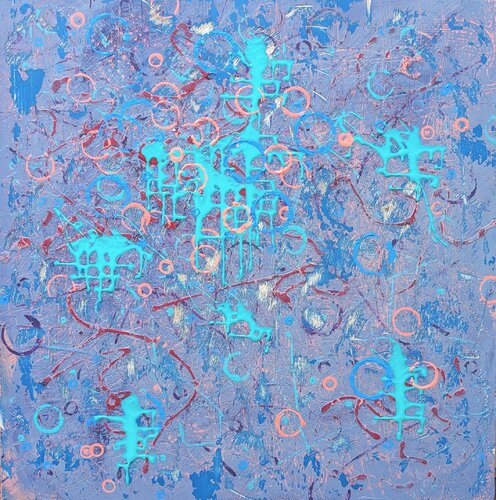 And It Makes Me Wonder de Bart Dluhy, Pintura a la venta en Singulart