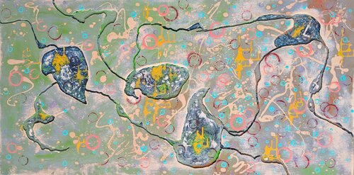 With Abandon de Bart Dluhy, Pintura a la venta en Singulart