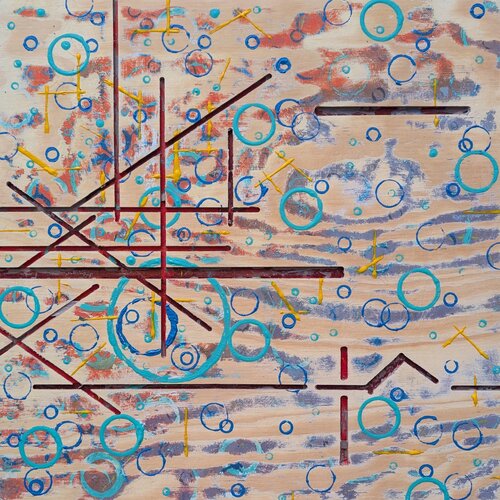 Mixed Messages de Bart Dluhy, Pintura a la venta en Singulart