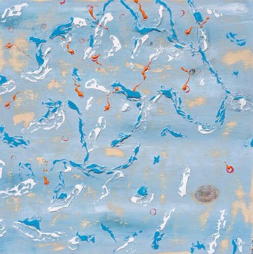 Out of the Blue by Bart Dluhy, Painting for Sale on Singulart