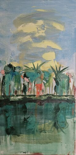 Tropical Mindscapes 1 van Christine Rechnitzer, Schilderij te koop op Singulart