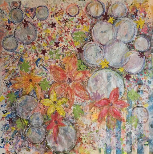 Imagine everything is possible van Christine Rechnitzer, Schilderij te koop op Singulart