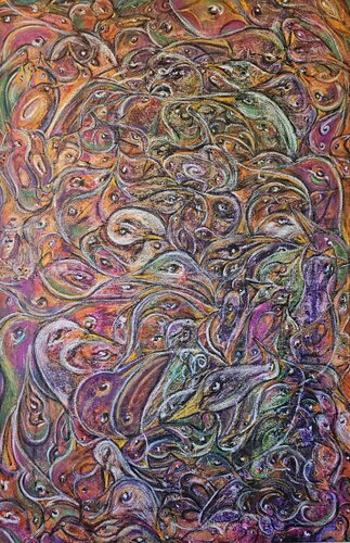 "...e i uzei canta" de Melanie Stein, Pintura a la venta en Singulart