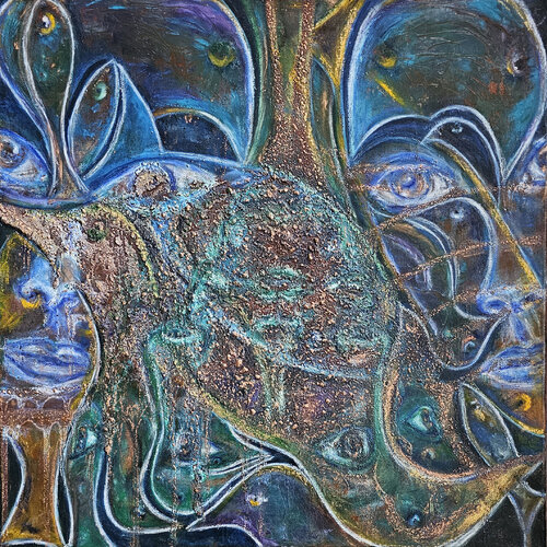 "della faraona e del mazuro" by Melanie Stein, Painting for Sale on Singulart