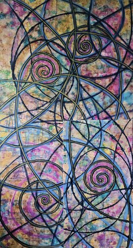 "parte del tuto - le civete in amore" de Melanie Stein, Pintura a la venta en Singulart