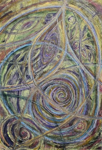 "djiro, djiro tondo no casca el mondo" de Melanie Stein, Pintura a la venta en Singulart