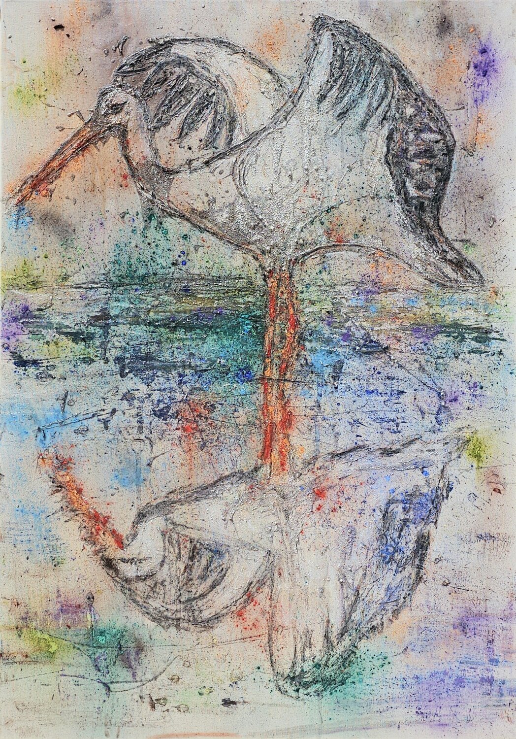 "Eppure sempre de novo la primavera" Melanie Stein Original painting for sale